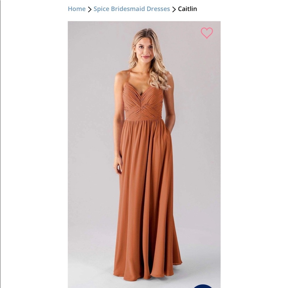 Kennedy blue bridesmaid dress “spice” size 2